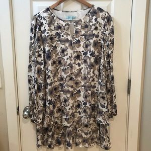 She + Sky long sleeve floral dress